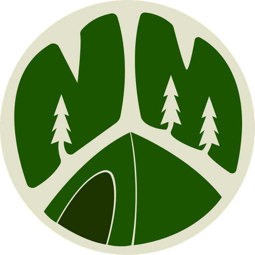 Naomi Market round NM tent logo