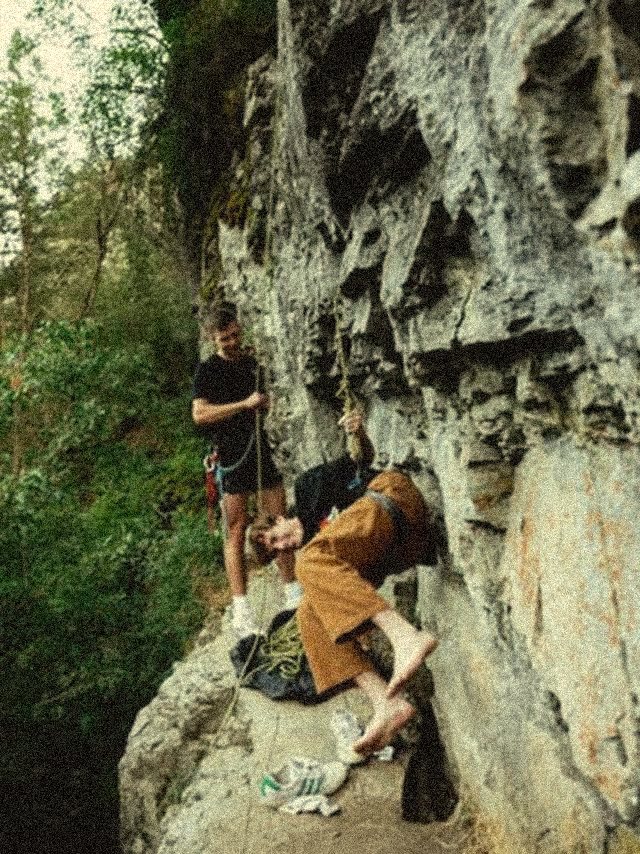 Climbing outside