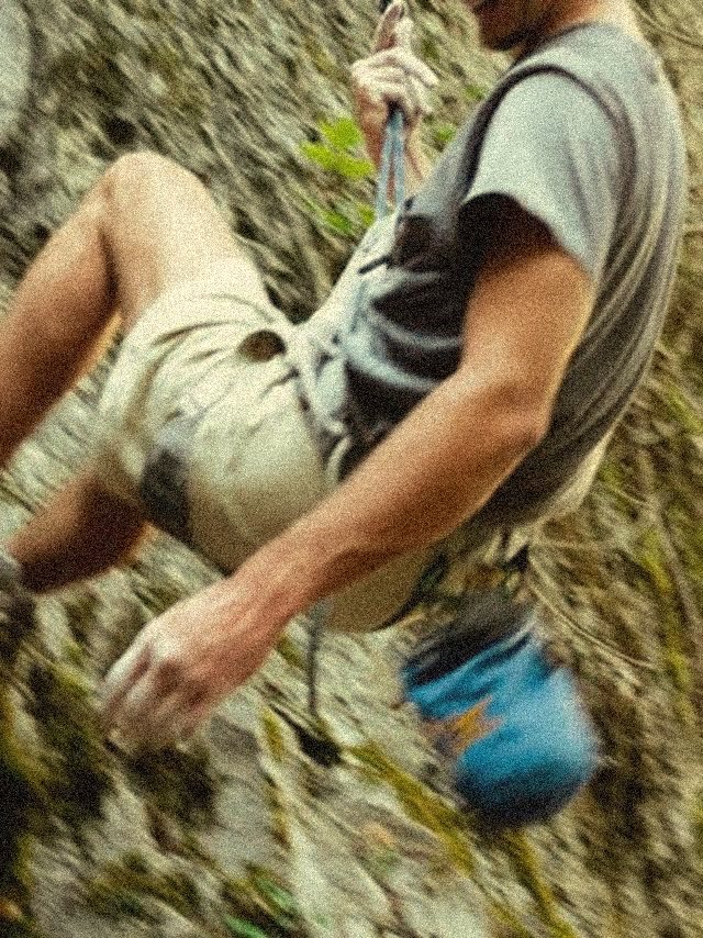 Climber on the rock